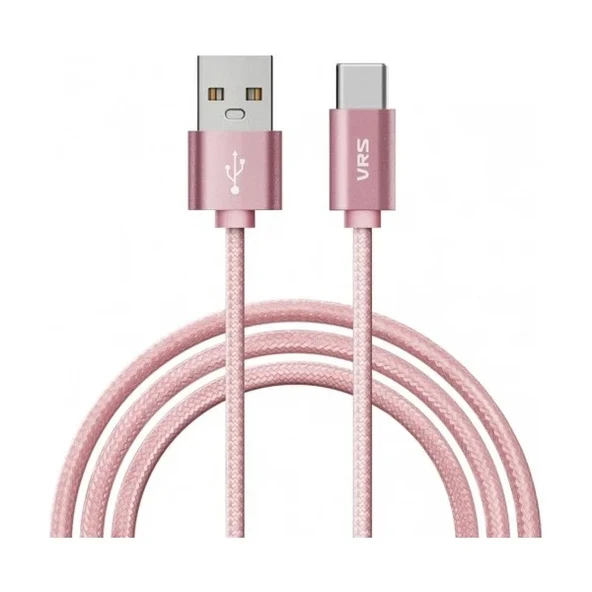Vrs Typec Şarj Ve Data Kablo Rose Pink ürün görseli 1