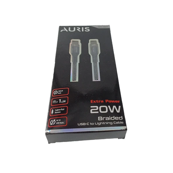 Auris 20w Data Kablosu İphone Type-C ARS-CB27 - Resim 3