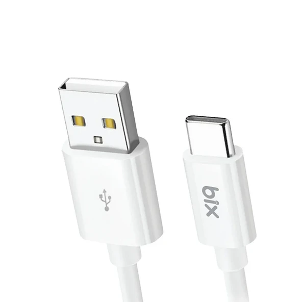 Bix bx100cb 3a usb-a to type-c chargıng Cable black ürün görseli 1