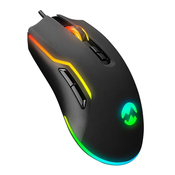 Everest SM-G14 DUSK Usb Siyah 1600-7200 dpi RGB Ledli Gaming Oyuncu Mouse ürün görseli 1
