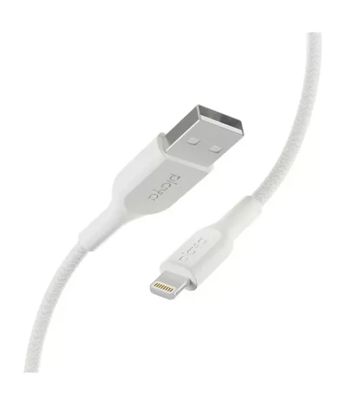 Belkin Playa Örgülü Lightning Kablo 1 Metre  Beyaz ürün görseli 1