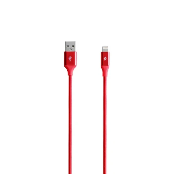 Ttec Alumicable™  Lightning  Usb Şarj/Senkronizasyon Kablosu 2Dk16K Kırmızı ürün görseli 1