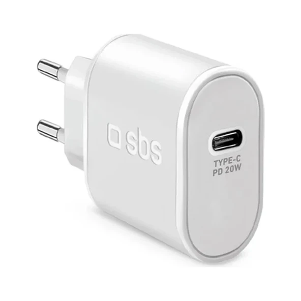 SBS Seyahat Şarj Cihazı 1xUSB-C PD 20W-B ürün görseli 1