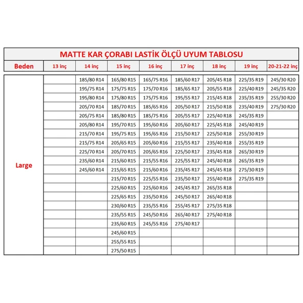 Matte Kar Çorabı Active Series Kırmızı Large - Resim 6
