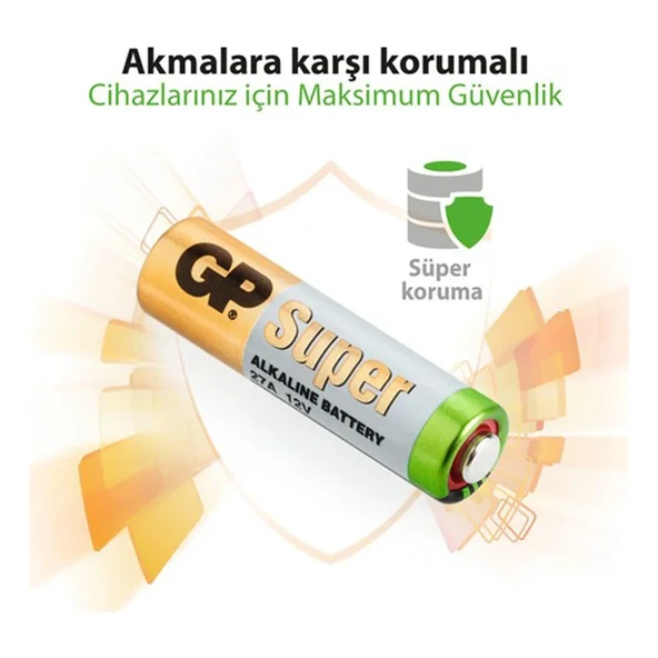 Gp 27A-C5 12V Alkalin 5Li Kartela - Resim 4