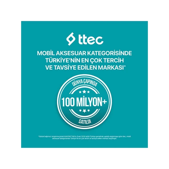 Ttec 2Dk7508Gr Iph. Şarj Kablosu Gri - Resim 4