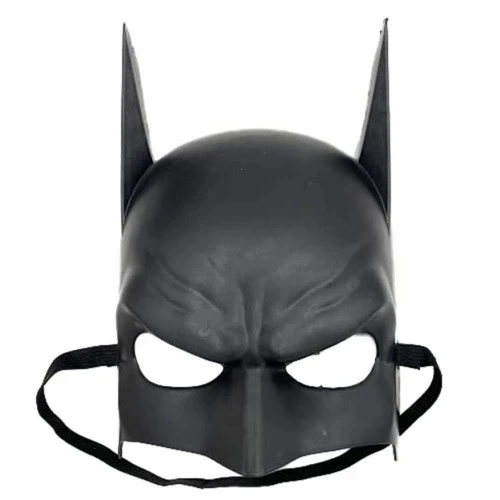 Siyah Çocuk Batman Maskesi Lastikli - Resim 3