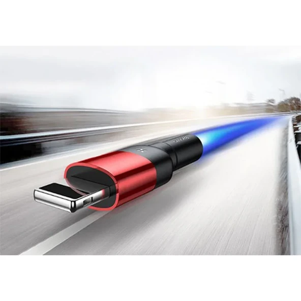 Baseus Cafule 2.4 A Lightning 1 Metre Şarj Kablosu - Resim 4