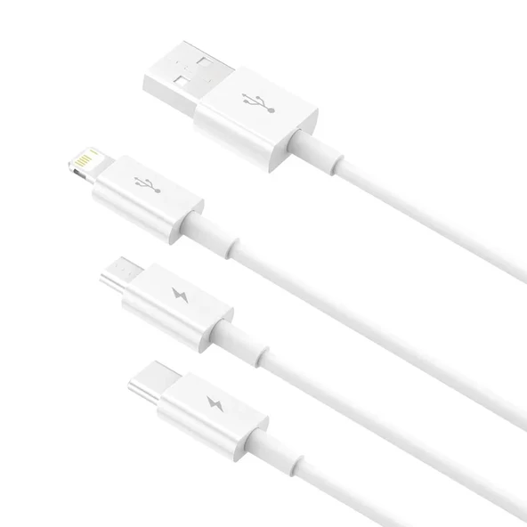 Baseus Superior 3in1 3.5A 150 cm Şarj Kablosu - Resim 4