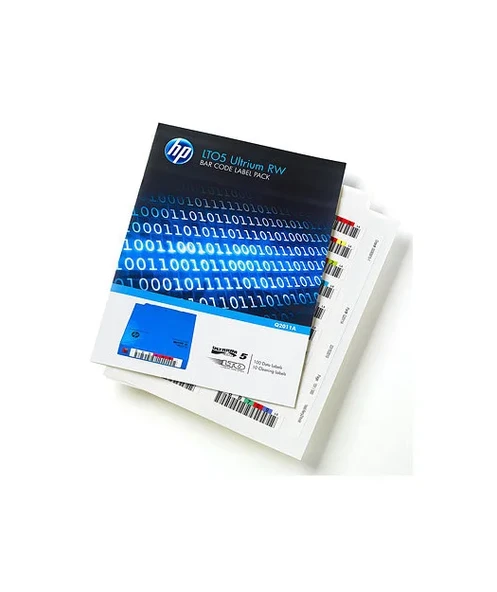 HP Q2011A LTO5 Barkod Etiketi 100'lü paket ürün görseli 1