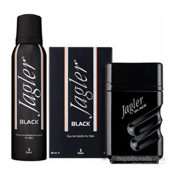 Jagler Black Erkek Parfüm Seti 90 ml EDT + 150 ml Deodorant ürün görseli 1