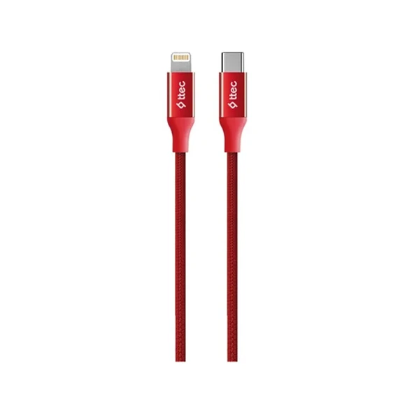 Ttec AlumiCable USB-C - Lightning Hızlı Şarj Kablosu 150cm 2DK41K Kırmızı ürün görseli 1