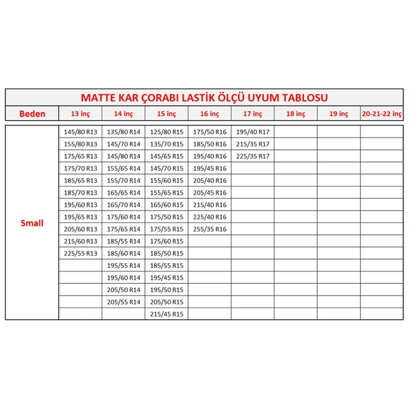 Matte Kar Çorabı Active Series Kırmızı Small - Resim 6
