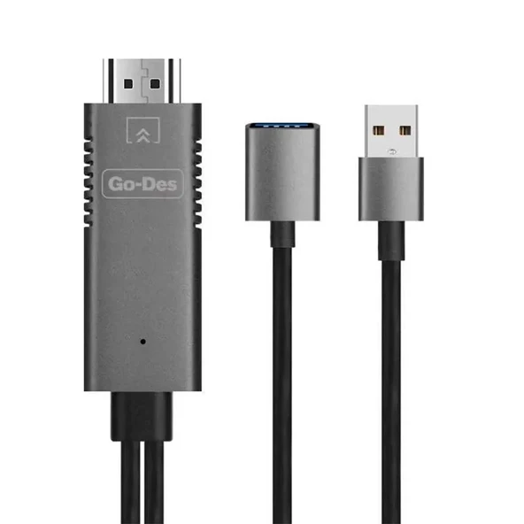 Go Des GD-8271 3 in 1 FHD Kablo Siyah ürün görseli 1