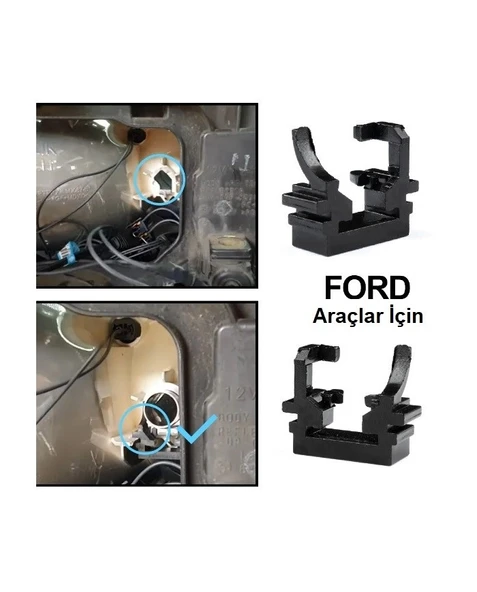 Ford Focus 2.5 Uzun Far LED  Sabitleme Aparatı - Resim 3