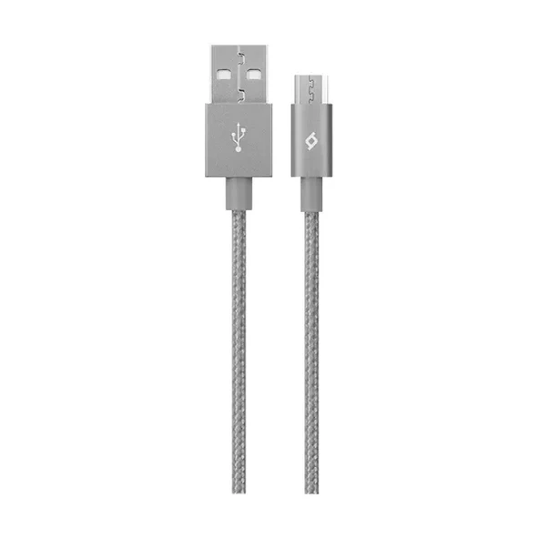 Ttec 2DK11UG Alumicable Micro Usb Şarj Kablosu Gri ürün görseli 1