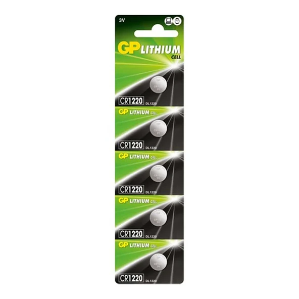 Gp Cr1220 3V Lithium 5Li Kartela ürün görseli 1
