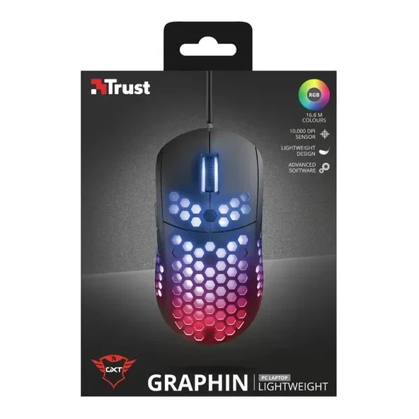 Trust 23758 Gxt 960 Graphin Ultralightweight Gaming Mouse - Resim 5