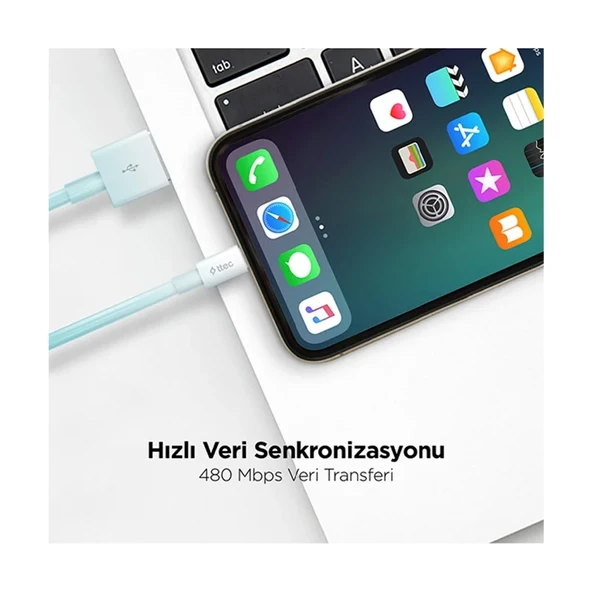 Ttec 2Dk7508Gr Iph. Şarj Kablosu Gri - Resim 3