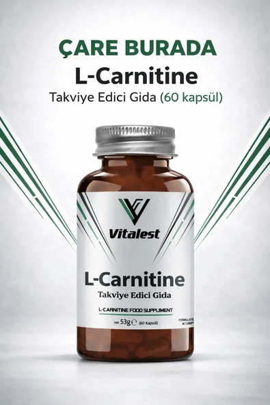 L-Carnitine Takviye Edici Gıda Kapsül (60 Kapsül) ürün görseli 1