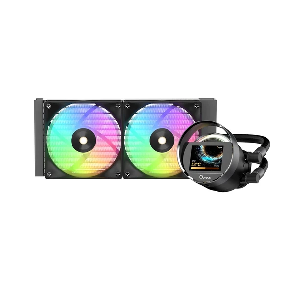 Ocypus Sigma L24 Siyah ARGB 240 mm Intel(1700p/1851p)-AMD Uyumlu Sıvı Soğutucu ürün görseli 1