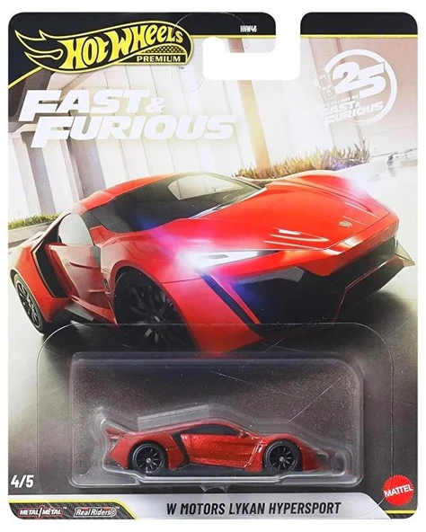 Hot Wheels Premium Fast and Furious W Motors Lykan Hypersport JHW70LA10 ürün görseli 1