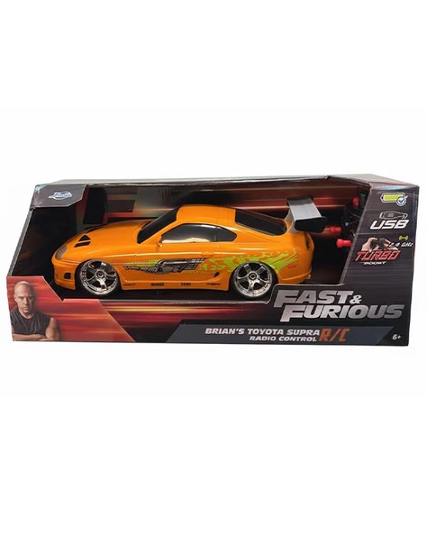 Jada Uzaktan Kumandalı Şarjlı 1:16 Fast Furious Brian s Toyota Supra ürün görseli 1