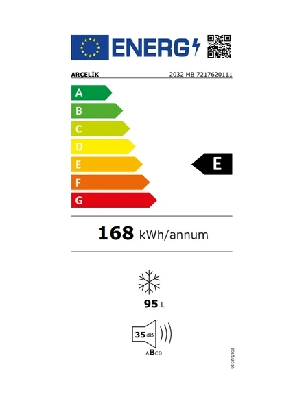 Arçelik 2032 MB Dikey Derin Dondurucu - Resim 2