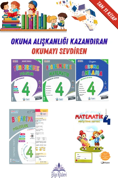 Üçgen 4.Sınıf 5 li Kitap Seti ürün görseli 1