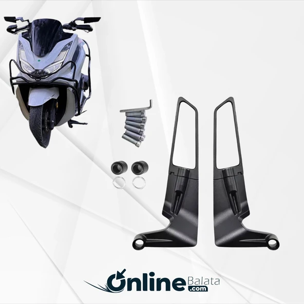 Honda PCX 125 H2R Kanat Ayna Büyük Naked Model PCX094 ürün görseli 1