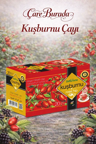 Kuşburnu Meyve Çayı (20'li Süzen Poşet) ürün görseli 1