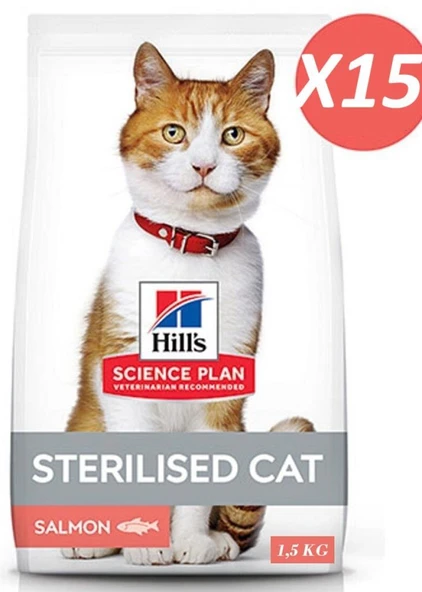 Hills S.P.Somonlu Kısırlaştırılmış Yetişkin Kedi Maması 22,5 Kg ürün görseli 1