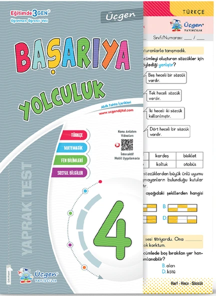 Üçgen 4.Sınıf 5 li Kitap Seti - Resim 6