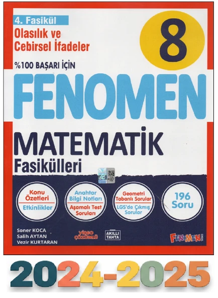 Fenomen 8.Sınıf Matematik 4.Fasikül ürün görseli 1