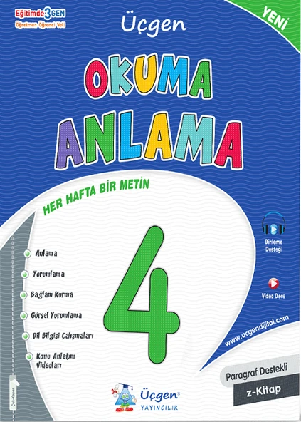 Üçgen 4.Sınıf 5 li Kitap Seti - Resim 3