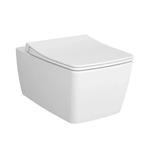 VitrA Metropole Rim-ex Asma Klozet Gizli Montajlı 56 cm Mat Beyaz 7672B001-0559 ürün görseli 1