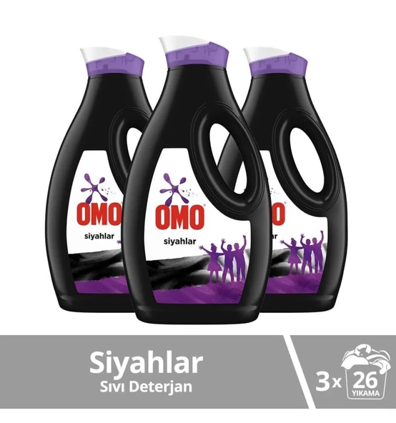 Omo Sıvı Siyahlar Için Çamaşır Deterjanı 1690 ml X3 ürün görseli 1
