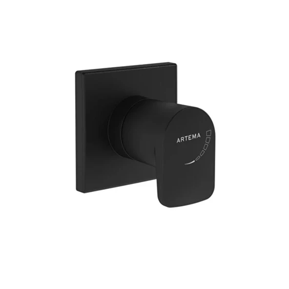 VitrA Root Round Ankastre Stop Valf Sıva Üstü Grubu Mat Siyah A4272936 ürün görseli 1