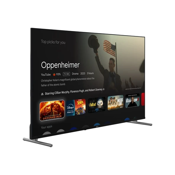 Crystal 7 B 765 C 65" 165 Ekran Uydu Alıcılı 4K Ultra HD Google Smart LED TV ürün görseli 1