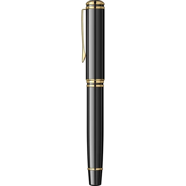 SCRIKSS FORTUNE ROLLER KALEM SIYAH ALTIN - Resim 4