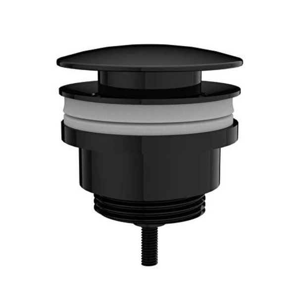 VitrA Universal Basmalı Lavabo Yuvarlak Süzgeci Parlak Siyah A4514939 ürün görseli 1