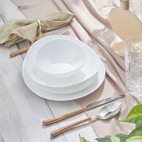 Karaca White Pure Yemek Takımı (Yedek Parça) - Resim 3