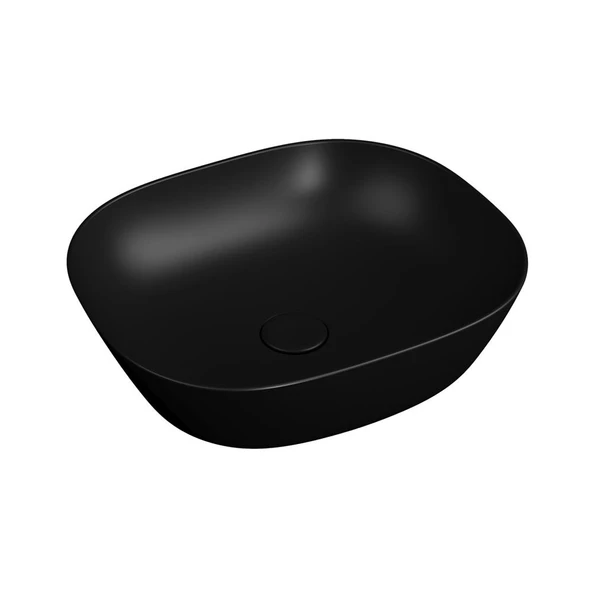 VitrA Plural Çanak Lavabo Mat Siyah 45 cm 7810B483-0016 ürün görseli 1