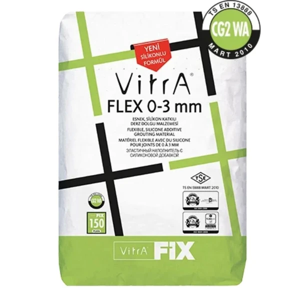 VitrAFix Bej Flex 0-3 mm CG2 WA 5 kg Derz Dolgu F24305005 ürün görseli 1