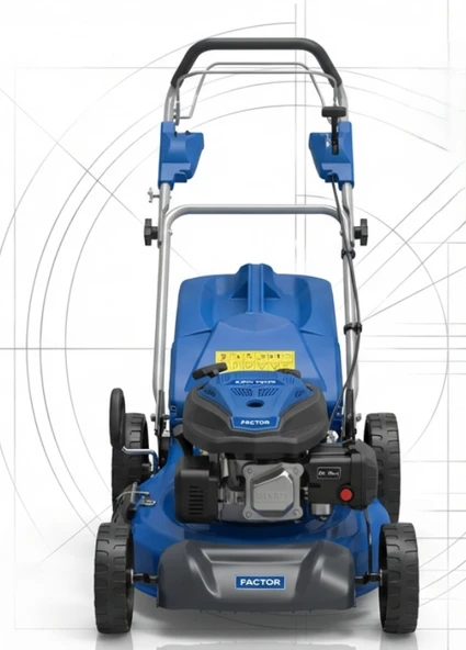 Factor Benzinli Çim Biçme Makinası Şanzımanlı 51 CM UMS51 ürün görseli 1