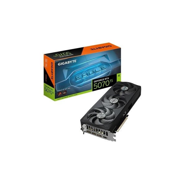 Gıgabyte Geforce Rtx 5070 Ti Eagle Oc Sff 16G Gddr7 Rgb 16GB 256BIT Dlss 4 Nvıdıa GV-N507TEAGLE OC-16GD Ekran Kartı ürün görseli 1