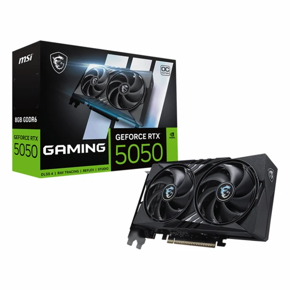 MSI Gaming GeForce RTX 5050 OC 8GB GDDR6 128Bit HDMI/DP Ekran Kartı ürün görseli 1