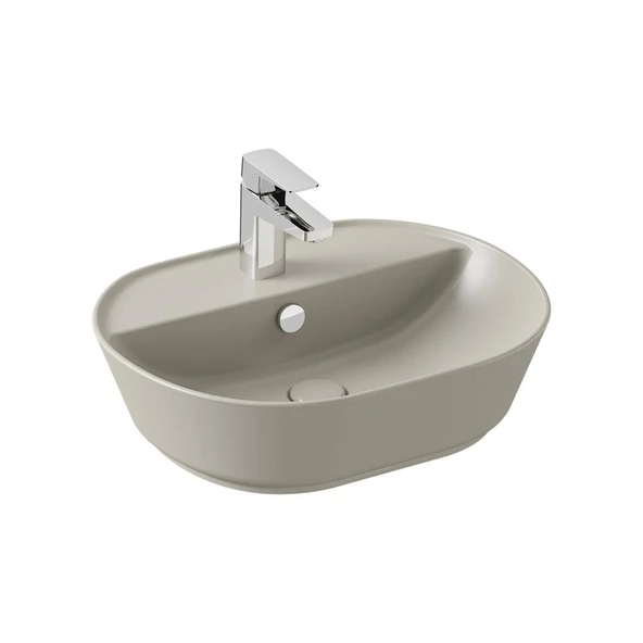 VitrA Geo Çanak Lavabo Mat Bej 7428B020-0001 ürün görseli 1