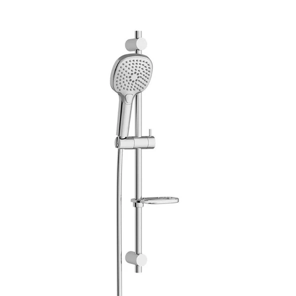 VitrA Bliss Square 3F Sürgülü El Duşu Takımı Krom A45775 ürün görseli 1