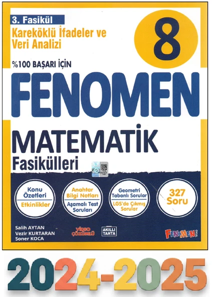 Fenomen 8.Sınıf Matematik 3.Fasikül ürün görseli 1